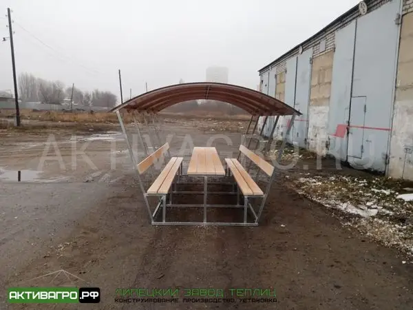 Беседка «Ягодная» (сборная), длина 4 м Беседка «Ягодная» (сборная), длина 4 м